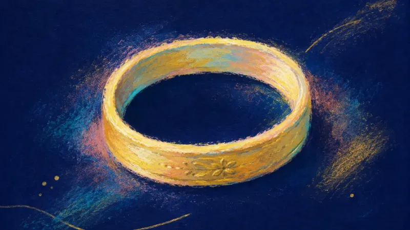 Loop Restored An abstract visual of inclusion regained, where a once-constricted social loop opens into balance, a