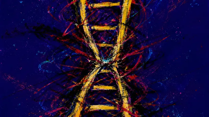 A warped ladder trapped in dense crossing marks, representing bootcamp choice paralysis driven by
