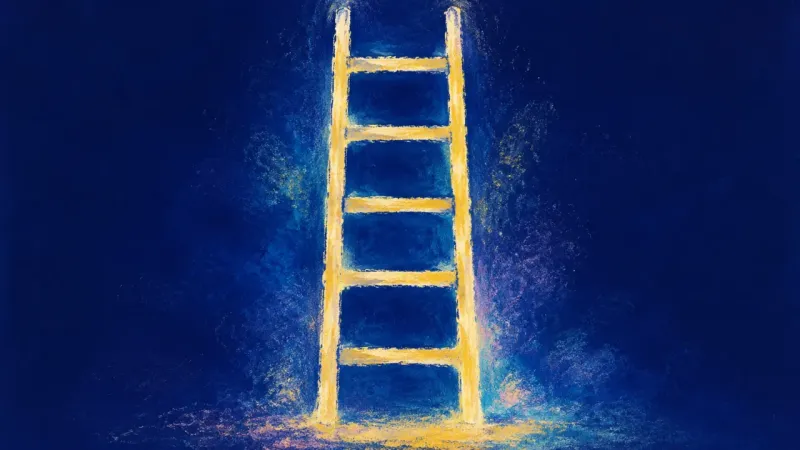 An abstract image of cohabitation clarity, where spoken boundaries restore calm order and workable s
