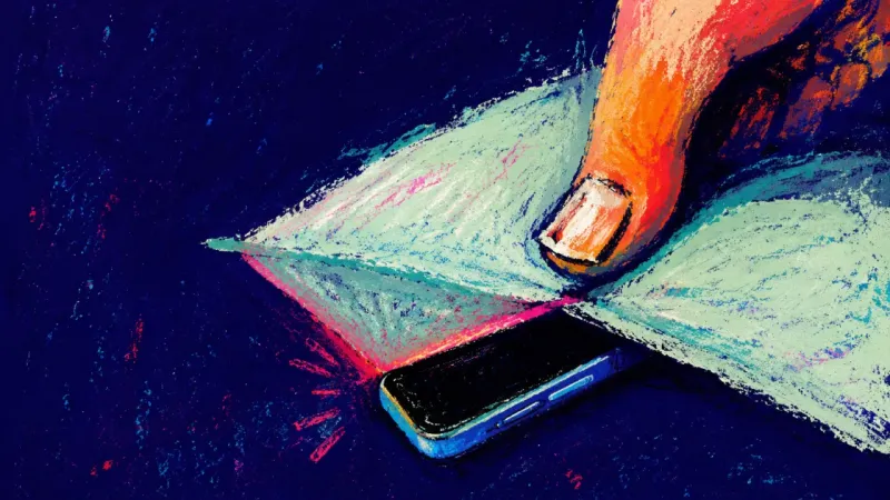 The Third Alarm A phone trapped under a pillow as a thumb hits snooze again, symbolizing burnout, guilt, and waking