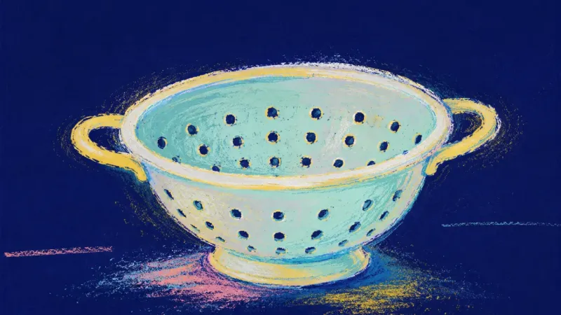 Restored Capacity A restored colander with an even open form, representing clear boundaries, balanced reliability, and