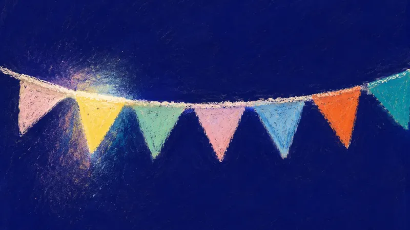 Open Welcome Bunting reopened into an even, welcoming span, representing direct self-respect and belonging built