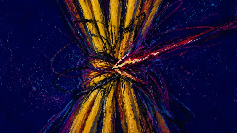 Pulled Too Tight A curtain crushed into a tight, tangled bundle, reflecting shame, surveillance stress, and blurred b