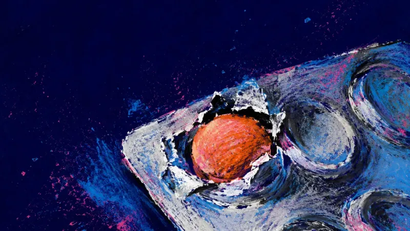Halfway Out A half-pushed throat lozenge blister pack, symbolizing a need that nearly came out but was swallowed