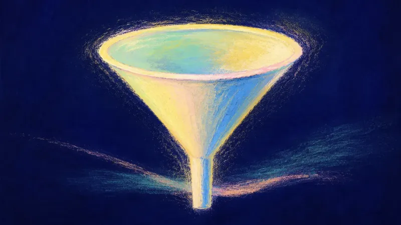 Open Channel A restored funnel with an open, steady channel, representing clear dating boundaries and self-trust