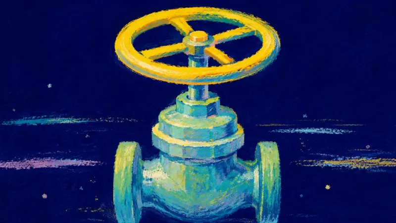 Steady Terms A restored valve with balanced openings and clean order, representing clear boundaries, self-respect