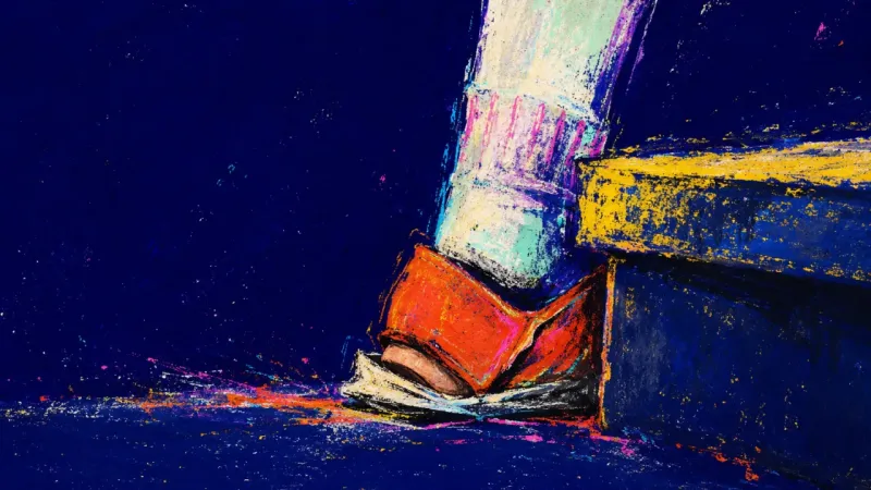 A foot trapped in a shoe with the heel crushed flat, symbolizing the last-minute urge to back out of