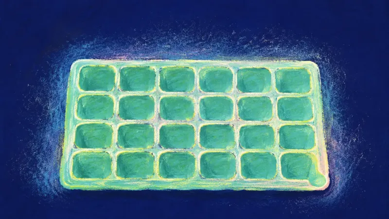 Return to Rhythm A restored seed tray with open, orderly cells, reflecting one grounded priority, repeatable action,