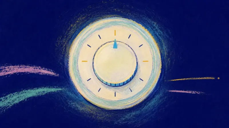 An abstract depiction of money clarity, where a simple two-part rule restores balance, steadiness, и