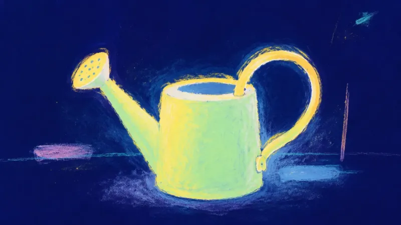 An abstract image of work, rent, and home tasks settling into calm sequence, where one completed ste