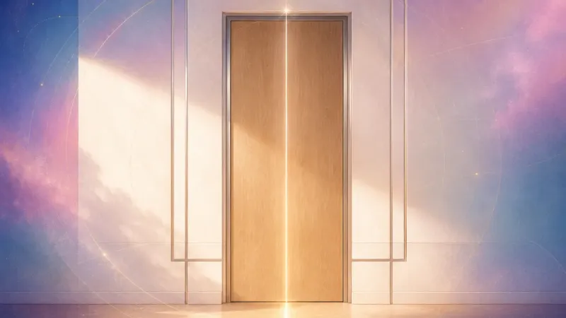 the uninterrupted vertical seam where door edge and frame become a single line Flush With the Frame