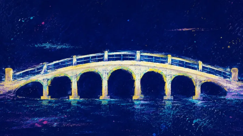 Bridge Reclaimed A restored bridge with an open span and even supports, symbolizing reciprocity, self-respect, and a