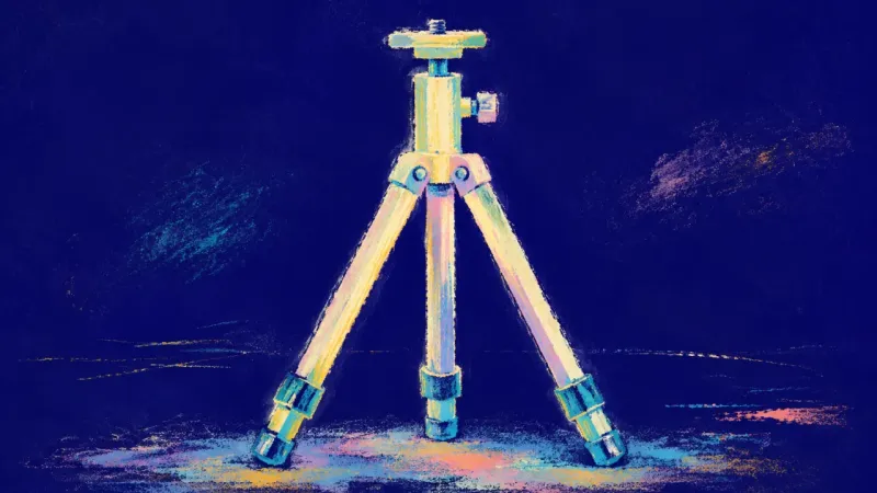 Inside the Frame An opened tripod regains balance and space, representing visible participation and mutual belonging