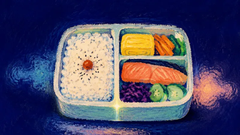 Return to Order A restored bento box with clear compartments, symbolizing grounded routines and steadier follow-
