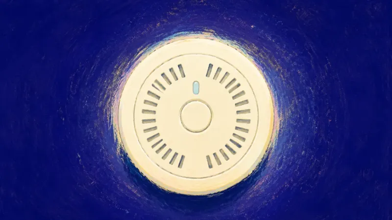 A restored smoke alarm in quiet order, representing slower pacing, self-trust, and calm responsiven