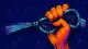 The Unanswered Night A sleep mask pulled tight around a clenched hand, symbolizing the urge to force certainty from an un