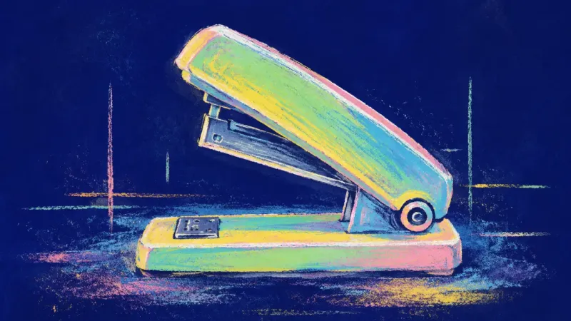 A restored stapler represents grounded self-trust, turning familiar success into a stable base for11