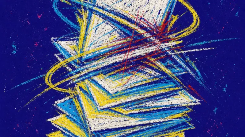 Buried Signal A crowded stack of documents compressed into disorder, representing anxious overexplaining and a