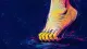 The Unmarked Line A bare foot curled tightly inward, symbolizing the private anxiety that one missed detail could ruin