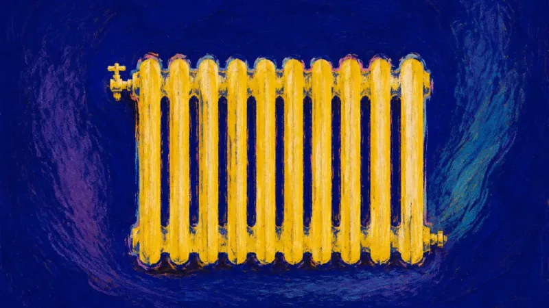Channels Restored An orderly radiator with open, even channels represents workplace concerns held clearly against fair
