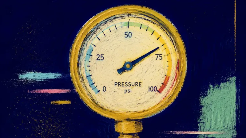 Measure Reclaimed A restored pressure gauge represents post-achievement dissonance resolved through a fair account of