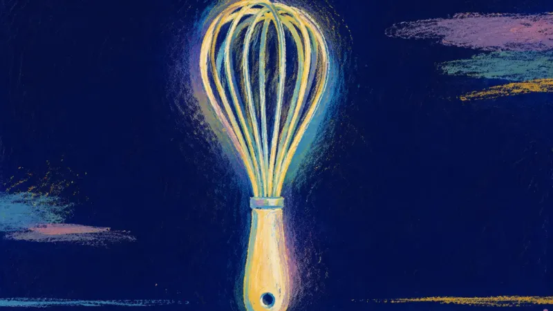 A restored, evenly opened whisk represents transparent participation, balanced accountability, andfr