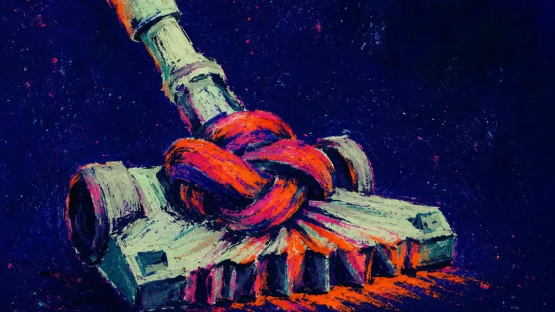 A vacuum cleaner head crushed around its own intake, symbolizing routine family duties overriding‌