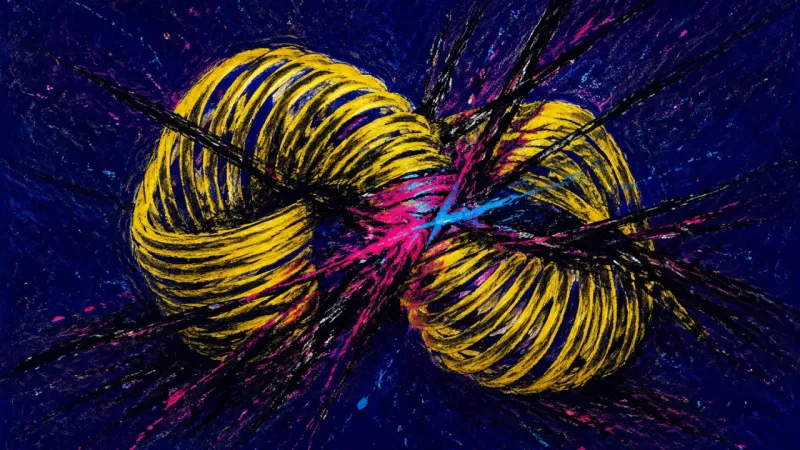 The Returning Coil A slinky crushed into tangled coils represents compulsive reunion, separation distress, and the loss