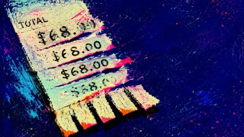 Proof in Fragments A torn receipt with its total split apart, symbolizing fear that one unanswered message proves a