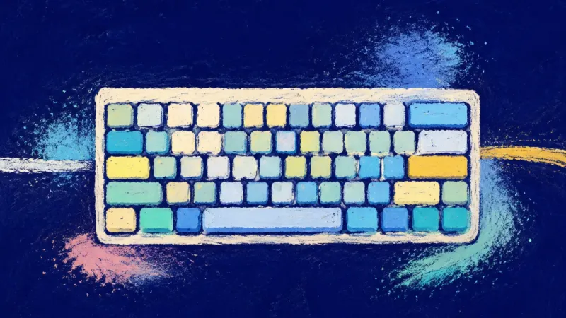 A keyboard restored to clear order, symbolizing calm self-advocacy and balanced recognition of theつe