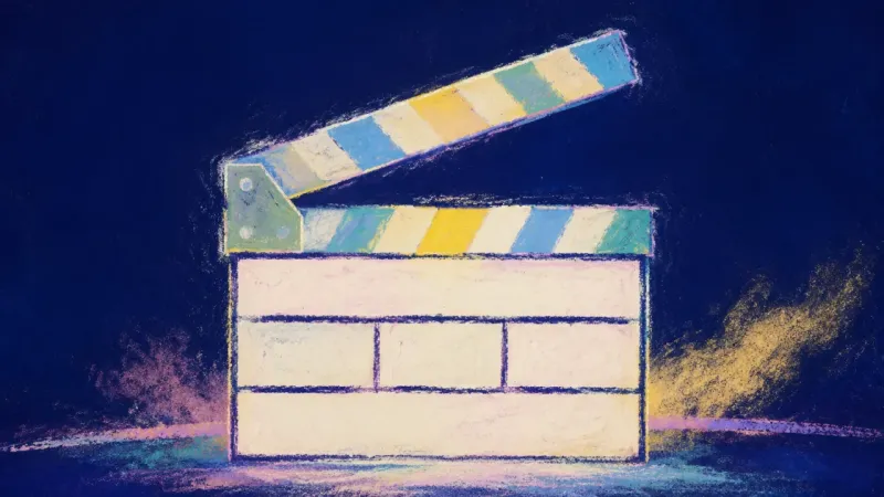 A restored clapperboard in balanced order, representing overcommitment resolved through measured