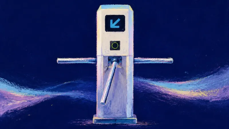 Order Reclaimed A restored subway turnstile in balanced order represents clear friendship boundaries and freedom to