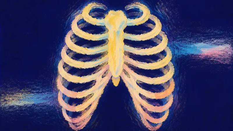 Breath Reclaimed An open, balanced ribcage represents an adult voice restored through clear preferences, reciprocal 8