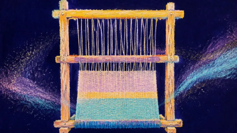 The Steady Weave A restored loom with orderly threads, representing dating boundaries resolved through reliable plans