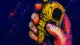 Measure Without Arrival A hand crushes a recoiling tape measure into its palm, symbolizing endless planning that neverbeomes