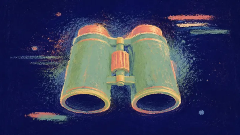 Aligned Belonging Restored binoculars represent neutrality understood in proportion, with fear, evidence, and