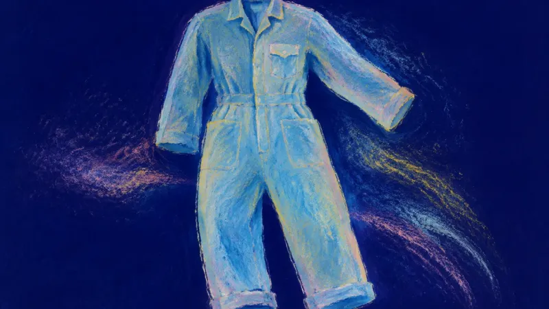 Chosen Form A restored jumpsuit with balanced divisions represents role consent, clear boundaries, and grounded,