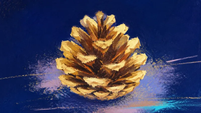 An open pinecone with orderly scales, representing accountability rebuilt through one clearcommitto