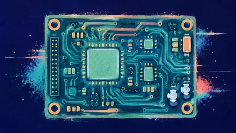 An ordered circuit board symbolizes career clarity, with a practical role providing structure for7