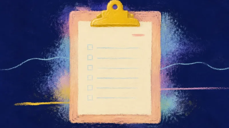 Clipboard Unbound A restored clipboard represents study avoidance easing into one manageable task and a balanced,||||?