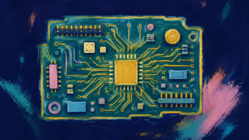 Circuit Reclaimed A restored circuit board with clear connected routes, representing grounded agency and orderly progr