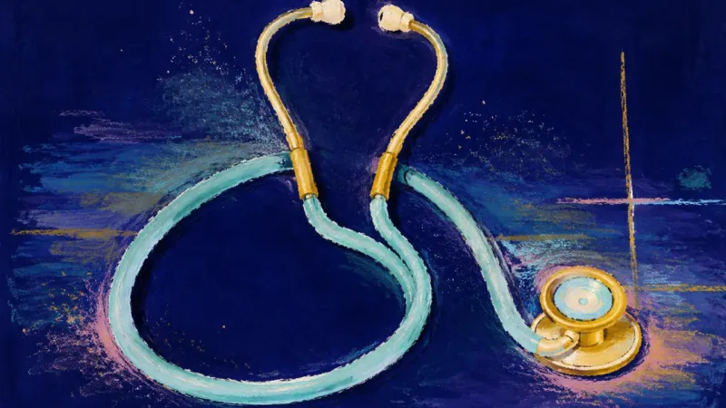 Reciprocal Flow An open stethoscope loop representing compassionate boundaries, restored self-trust, and more mutual