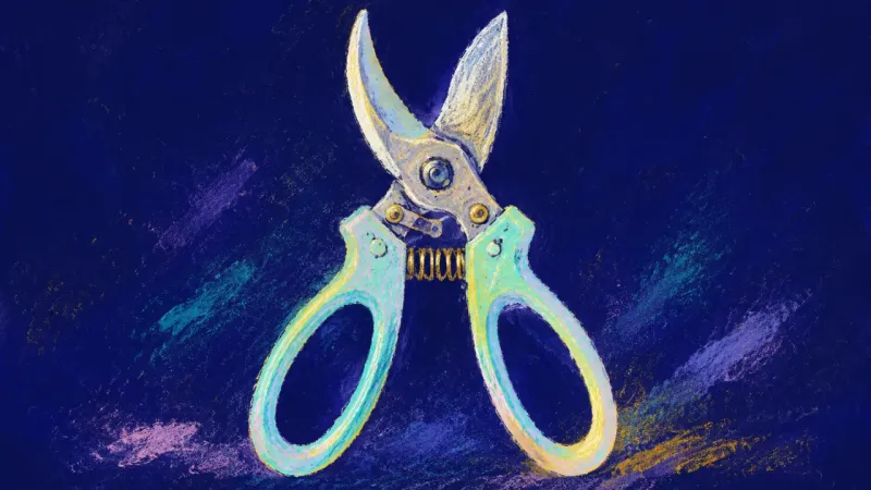 Scope Reclaimed Restored pruning shears represent clear career boundaries, measured commitment, and self-trust r