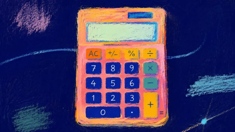Evidence in Order An abstract calculator restored to balanced order, representing career-transition anxiety easing12