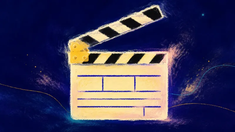 The Authored Take A restored clapperboard in balanced order, representing self-trust as public feedback becomes useful