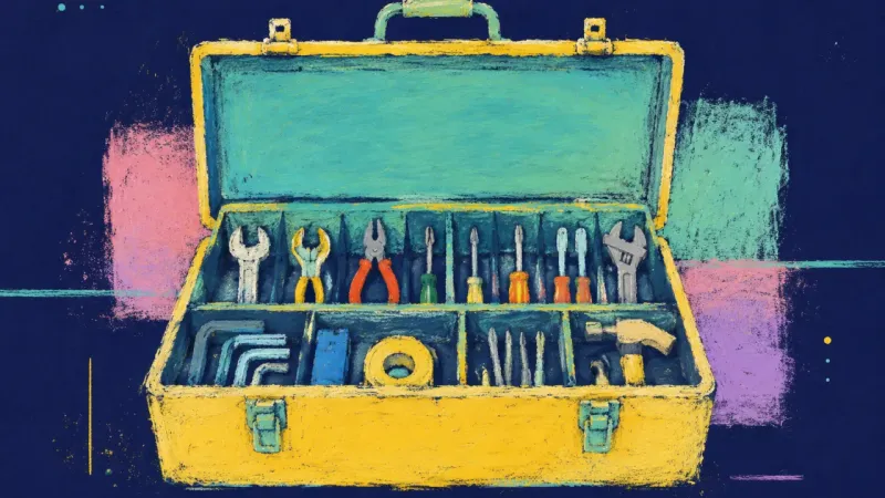 Tools Within Reach An orderly toolbox represents visible limits, shared support, and a sustainable plan built from4?