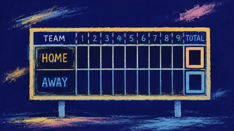 A restored scoreboard representing grounded self-trust after inherited expectations give way to‌?