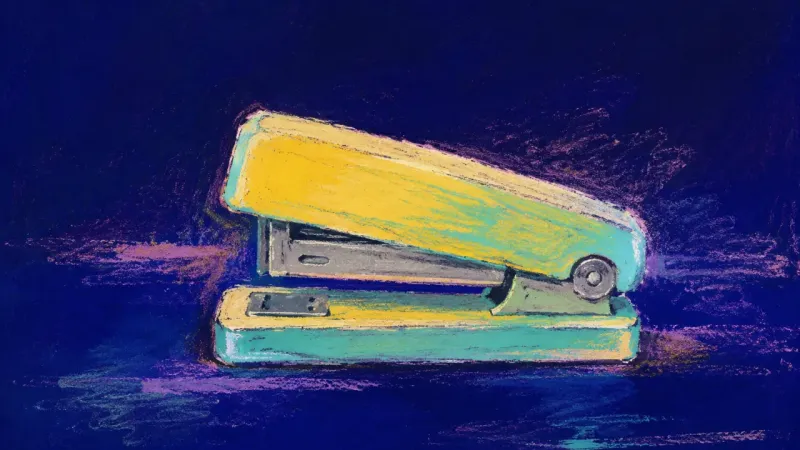 Restored Alignment A restored stapler with ordered contours, representing personal needs made visible through balanced