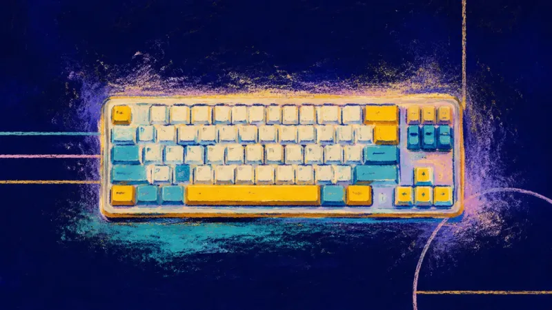 An ordered keyboard with restored rows, representing critique becoming one bounded experiment and152