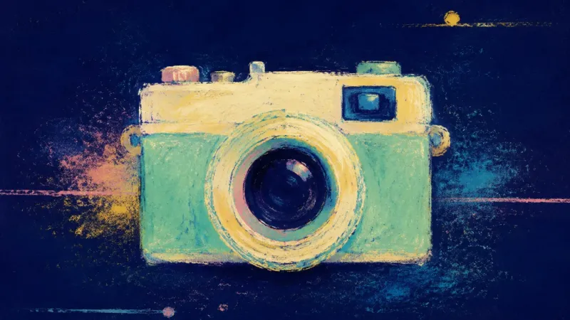 A restored camera with balanced features, representing the return of choice, privacy, and honest